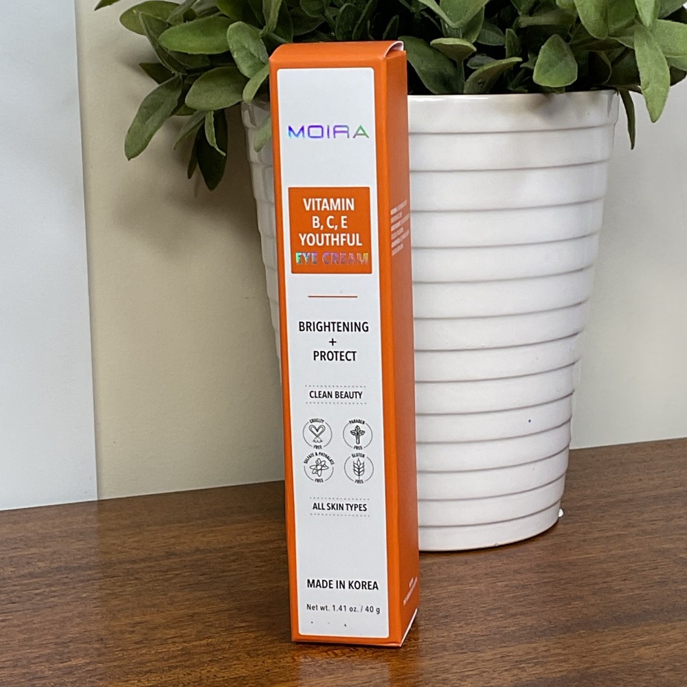 Moira Vitamin B, C, E Youthful Eye Cream NIB Korean Beauty